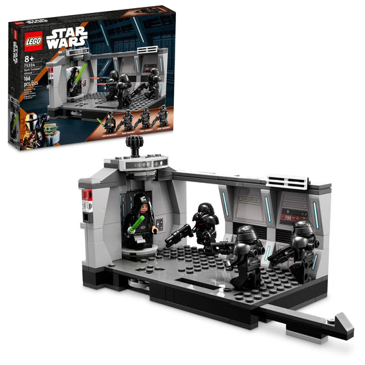 LEGO Star Wars Dark Trooper Attack scene inside the Imperial Light Cruiser for immersive play.
