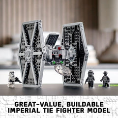 LEGO Star Wars Imperial TIE Fighter 75300 shooters add action-packed play opportunities.
