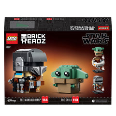 LEGO Star Wars Mandalorian and The Child 75317 set displayable together