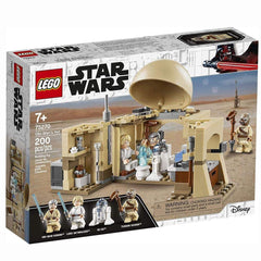 LEGO Star Wars Obi-Wan's Hut 75270 front view highlights compact play space.