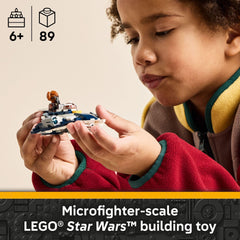 LEGO Star Wars Plo Koon minifigure with blue lightsaber for versatile play