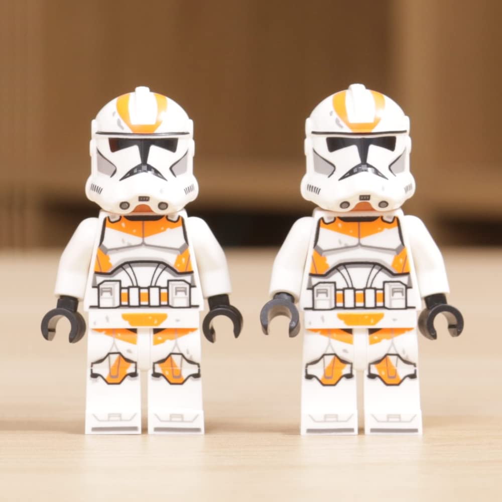 LEGO Star Wars clone trooper 212th with short blaster for action poses