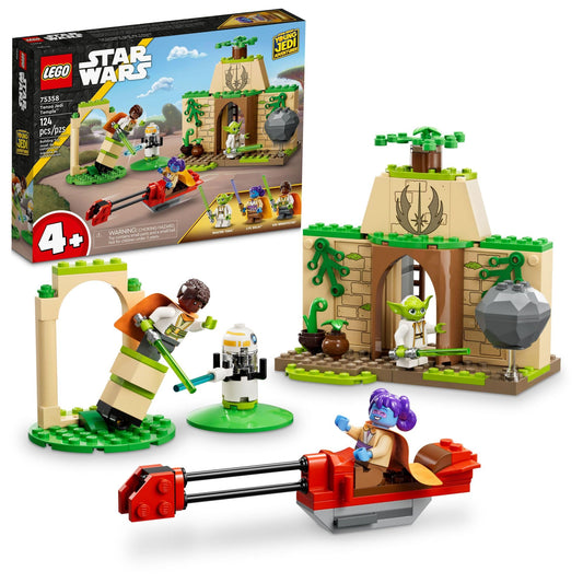 LEGO Star Wars Tenoo Jedi Temple exterior prompts imaginative play for young builders.