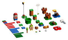 LEGO Super Mario Adventures Start Pipe to Goal Pole maps your run routes.