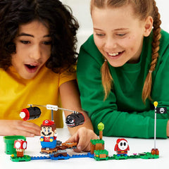 LEGO Super Mario Boomer Bill Barrage starter course compatibility image shows integration