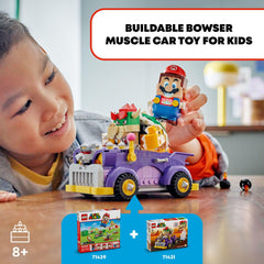 LEGO Super Mario Bowser action tag figure supports interactive storytelling.