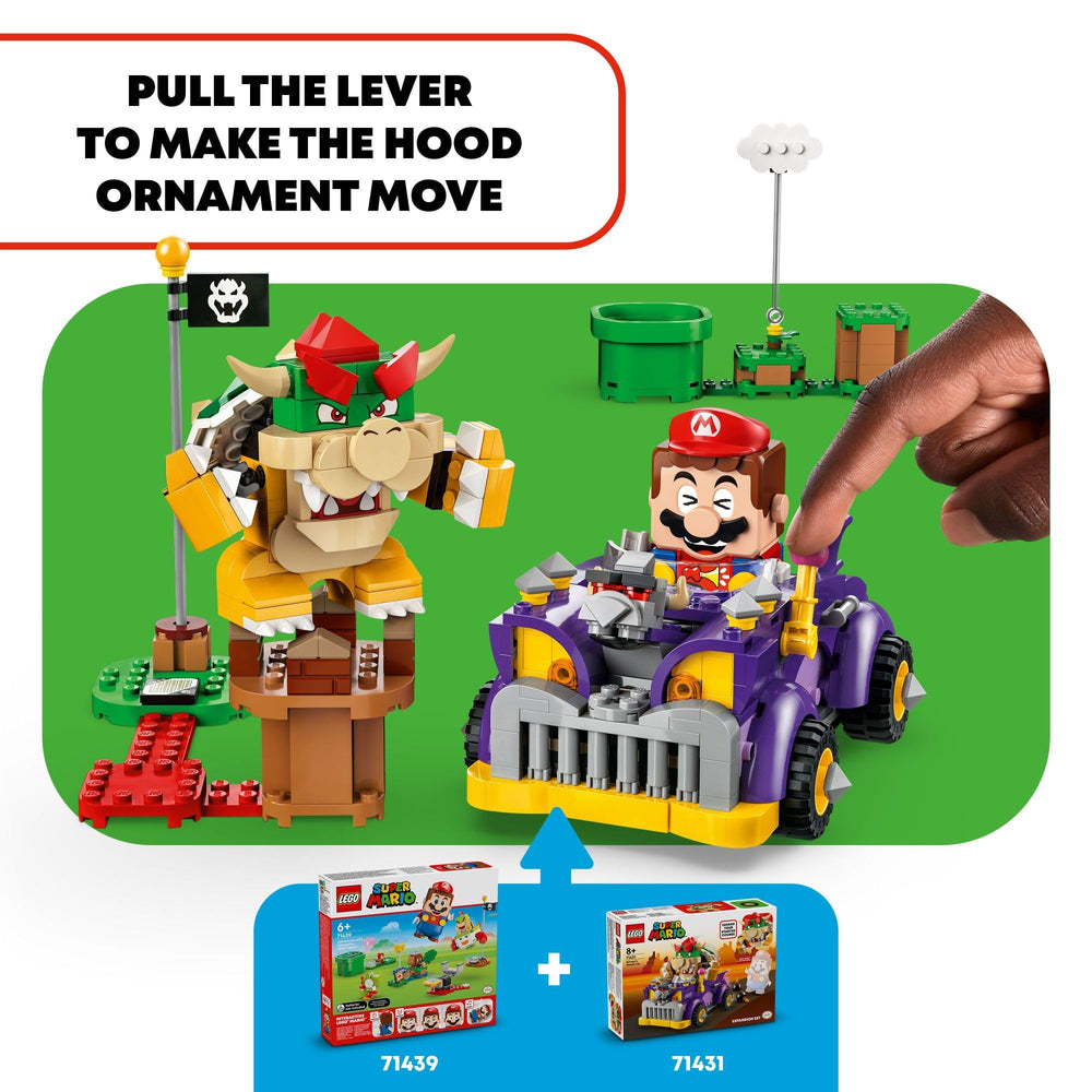LEGO Super Mario Bowser trunk bombs deliver exciting play scenarios.