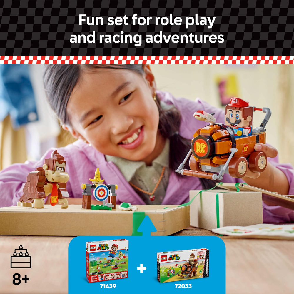 LEGO Super Mario Donkey Kong figure for action-packed playtime