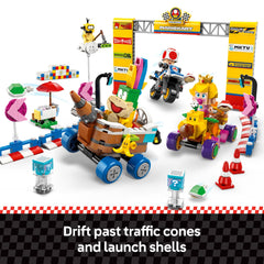LEGO Super Mario Kart Landship vehicle for imaginative kart adventures across tracks