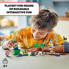 LEGO Super Mario Pink Baby Yoshi figure boosts cooperative storytelling.