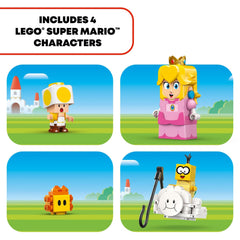 LEGO Super Mario Start Pipe to Goal Pole enhances progression and quest flow.