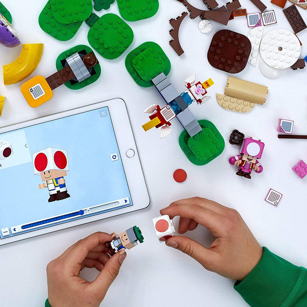 LEGO Super Mario modular design fits with Starter Course for expanded play