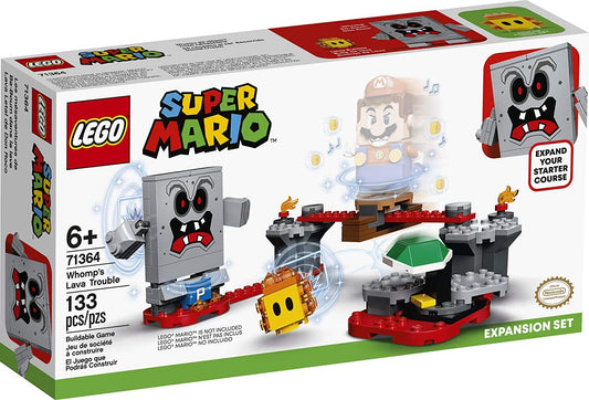 LEGO Super Mario Whomp’s Lava Trouble slide platform for balance play