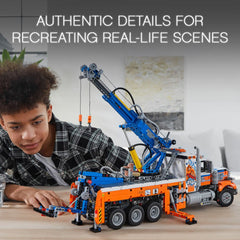 LEGO Technic 42128 lifting axle action illustrating load distribution.