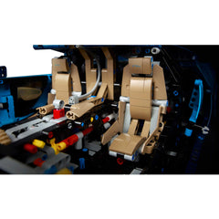 LEGO Technic Bugatti Chiron 42083 rear wing adjustable for performance pose