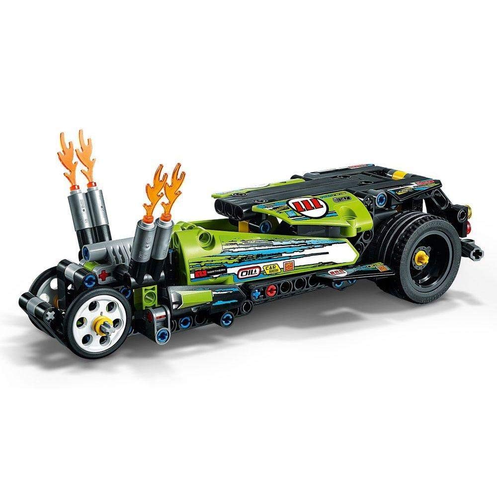 LEGO Technic Dragster 2-in-1 rebuild to Hot Rod.