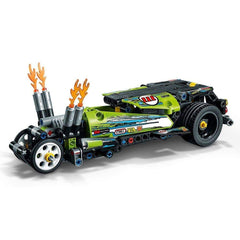 LEGO Technic Dragster 2-in-1 rebuild to Hot Rod.