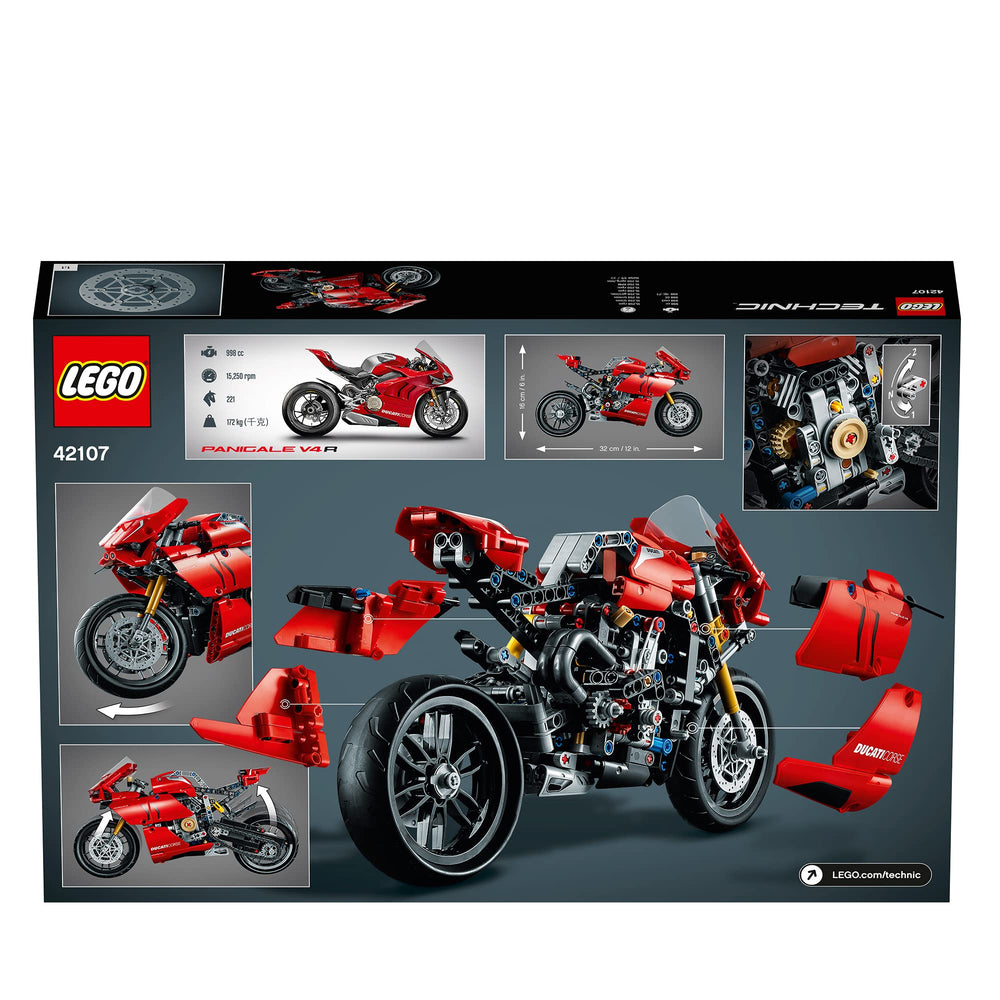 Display-ready dimensions match the real bike silhouette on a Ducati stand