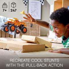 LEGO Technic El Toro Loco fire graphics highlight the fierce monster truck vibe
