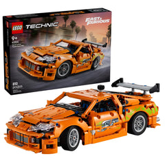 LEGO Technic Fast and Furious Toyota Supra MK4 assembly in progress for hands-on engineering fun.