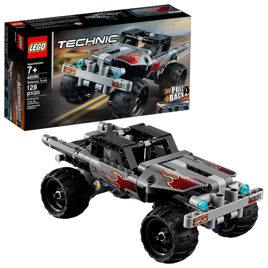 LEGO Technic Getaway Truck 42090 side view showcases rugged off-road styling for imaginative play