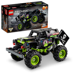 LEGO Technic Grave Digger 42118 truck with authentic Monster Jam styling to fuel imaginative play