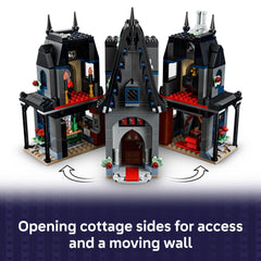 LEGO Wednesday cottage living room and seance room invite mystery-solving play moments.