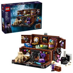 LEGO Wednesday Thing’s Apartment trunk open reveals Thing’s hidden room for imaginative play sessions.