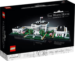 LEGO White House executive residence and wings with connecting colonnades