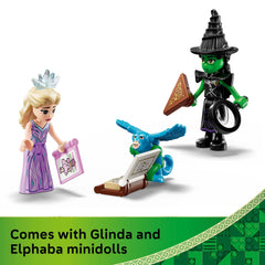Glinda minidoll from the LEGO Wicked set ready for bright, hopeful moments
