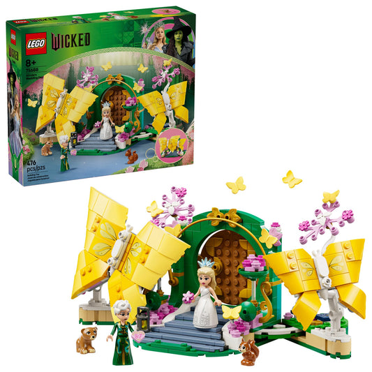 LEGO Wicked Glinda's Wedding Day butterflies poseable for dramatic storytelling