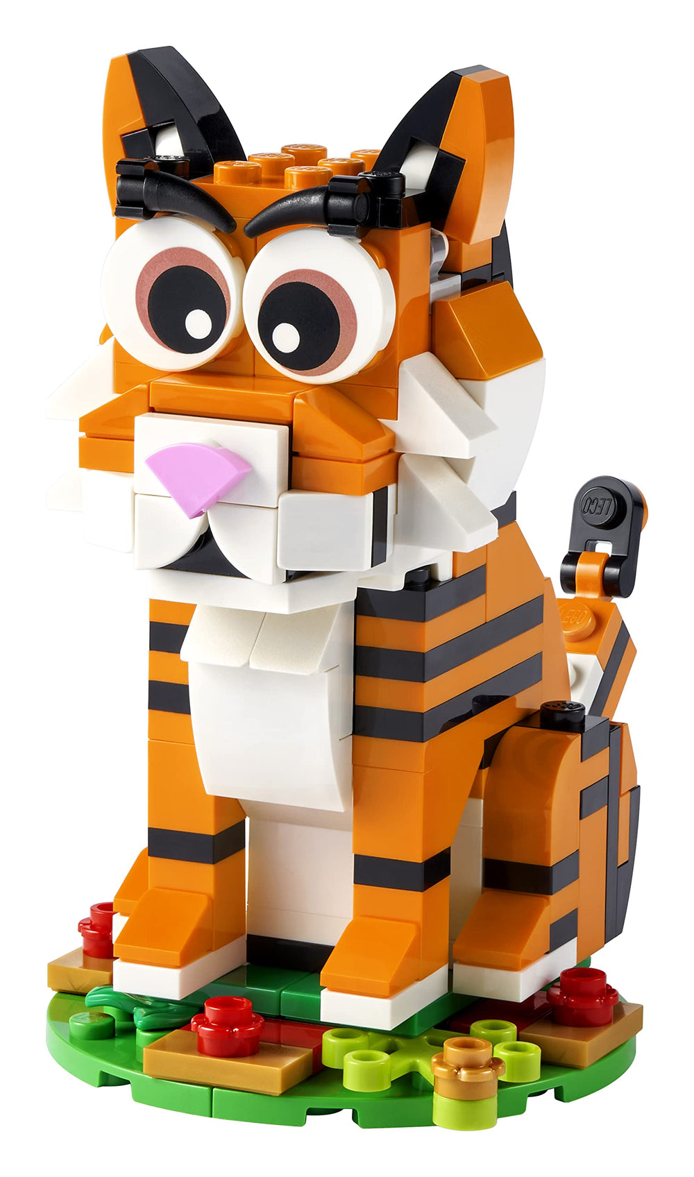 LEGO The Year of the Tiger assembly scene invites storytelling and hands-on construction.