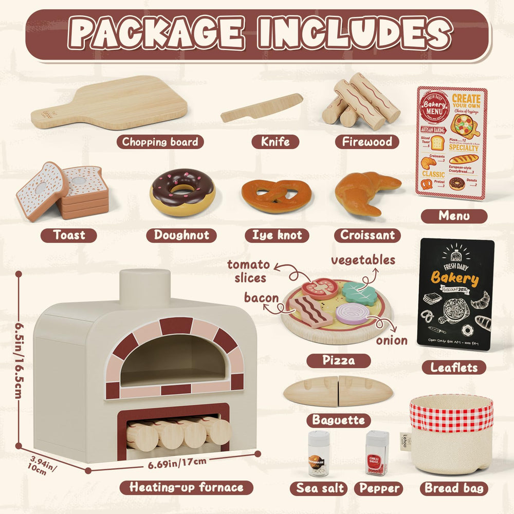 Lehoo Castle seasoning bottles and a donut in ABS plastic for safe play.