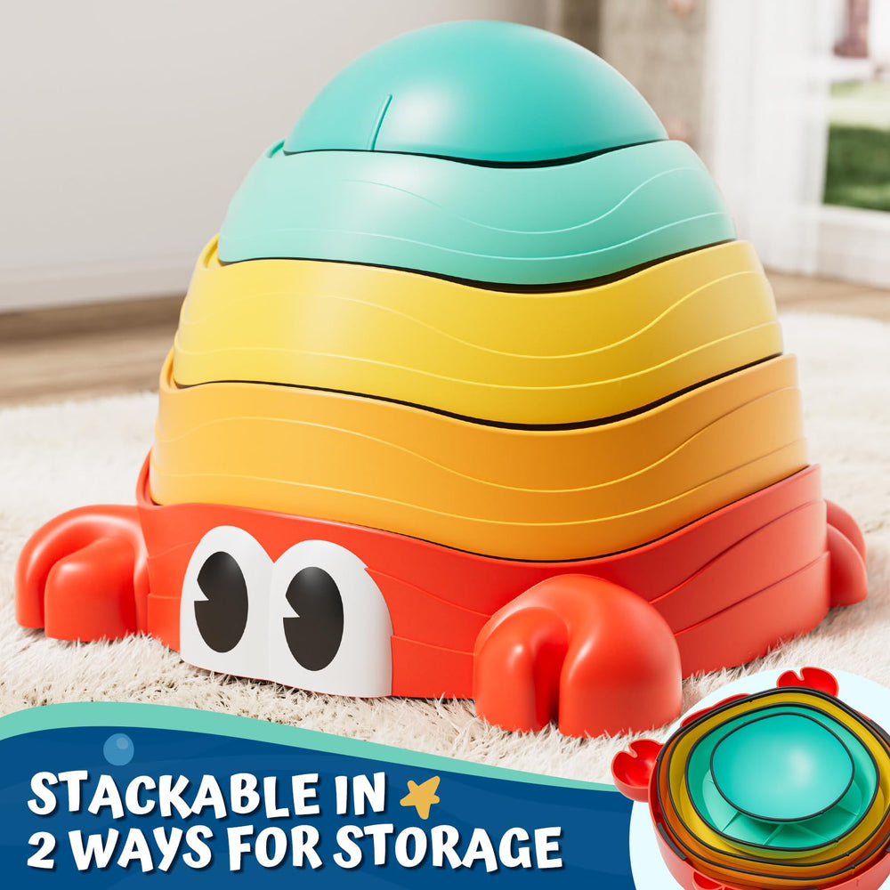 Lehoo Castle ages-18-months-plus stones perfect for early exploration and gross motor fun.