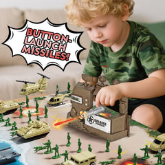 Lehoo Castle army vehicles and equipment for dynamic pretend warfare adventures