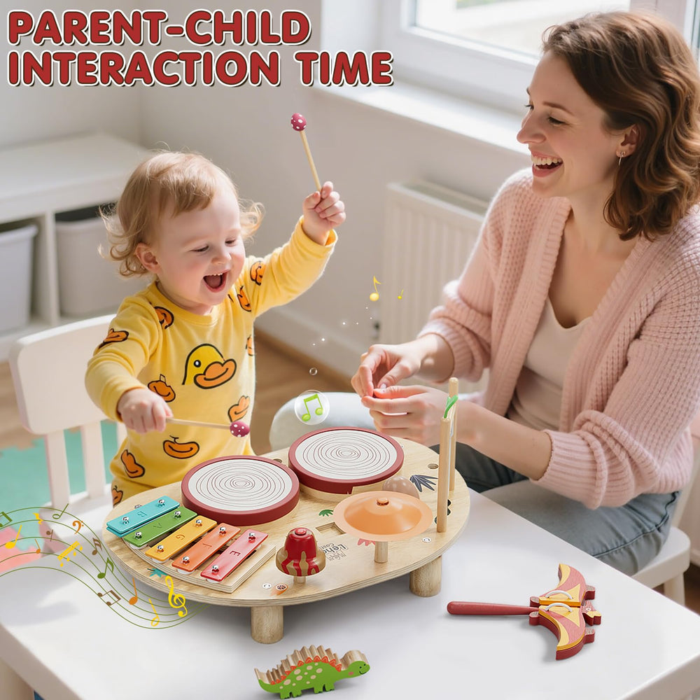 Lehoo Castle shaker egg adds tactile shake-and-rattle play.