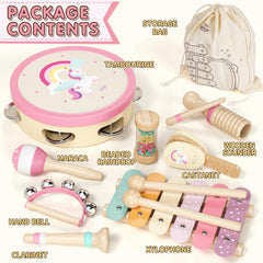 Lehoo Castle group-play instrument set ideal for classroom or daycare social music activities.
