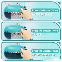Lehoo Castle bath toy offers Pure Song and Bubbles modes for versatile fun.