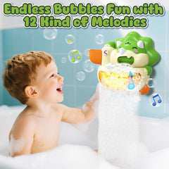 Bubble pours from the duck beak design, enabling quick setup and foam.