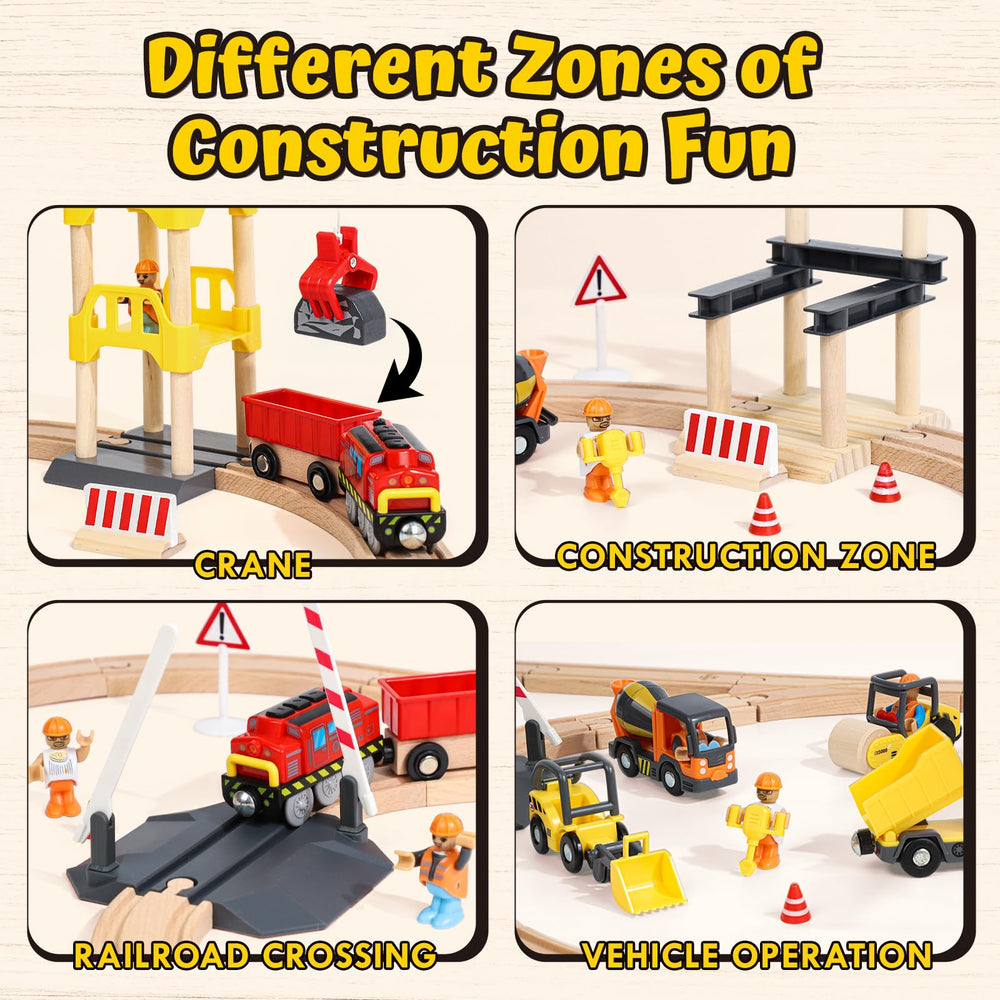 Lehoo Castle bulldozer enhances scene-building and track clearing during pretend play.