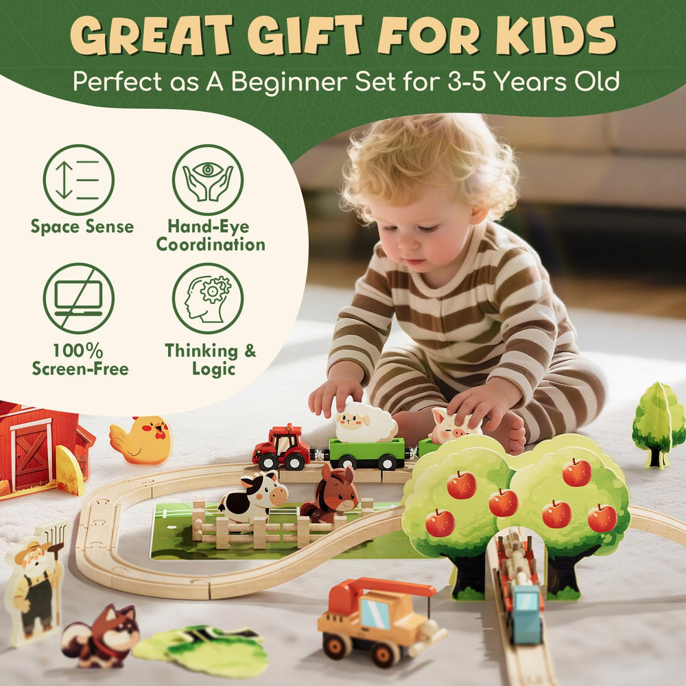 Lehoo Castle colorful wooden fish pieces enhance interactive play ideas.