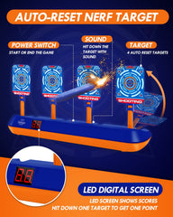 Lehoo Castle digital targets with LCD scoring display