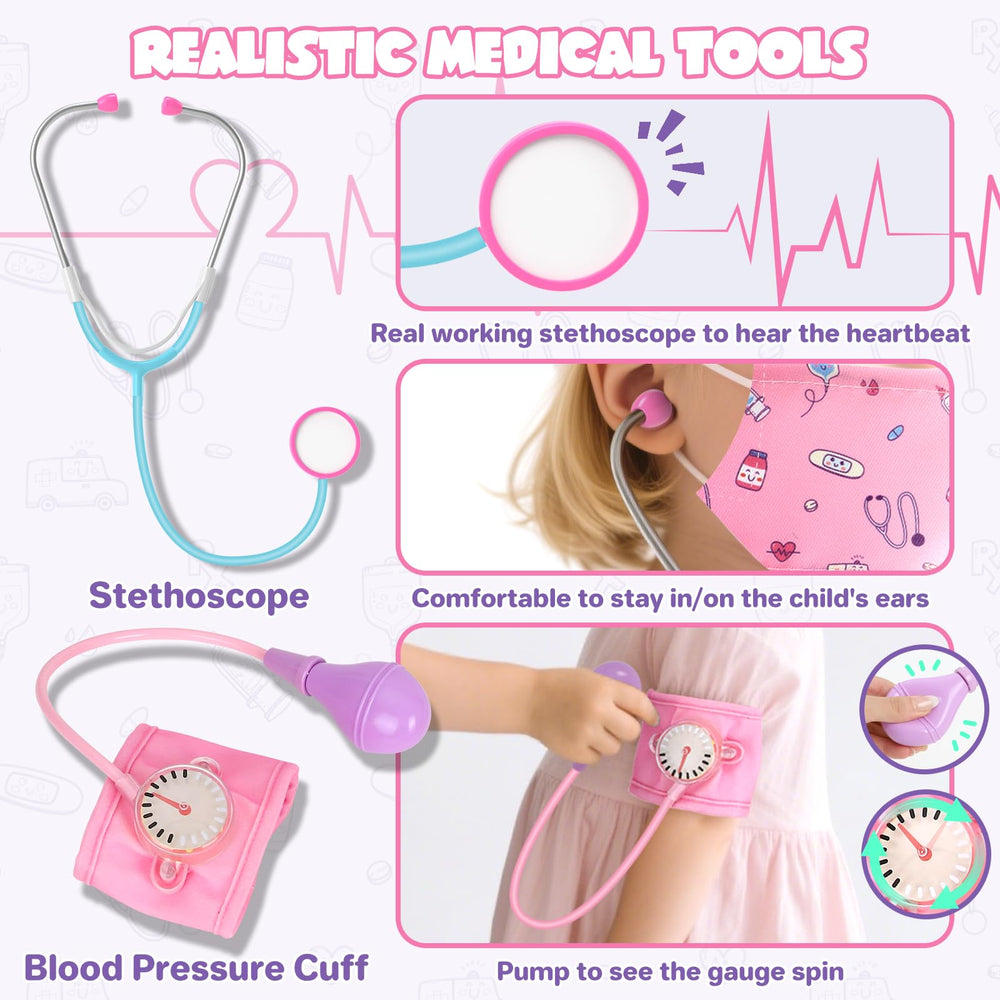 Lehoo Castle doctor costume cap for a snug fit during role play