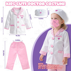 Lehoo Castle doctor costume pants with elastic waist for easy dressing