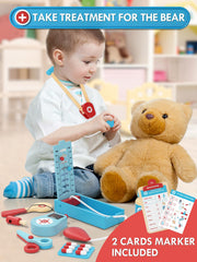 Lehoo Castle Doctor Kit ear scope for kid friendly anatomy role play.