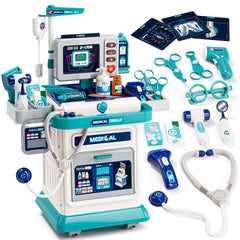 Lehoo Castle Doctor Kit cart with lights and sounds for immersive pretend play at home