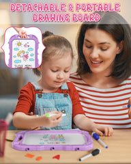 Lehoo Castle Easel reversible board offers easy access from any angle.