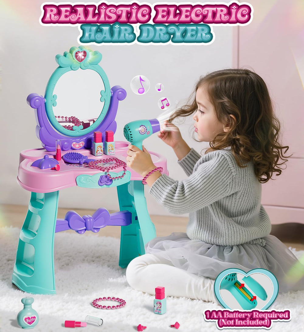 Lehoo Castle electric hair dryer for safe pretend styling experiences