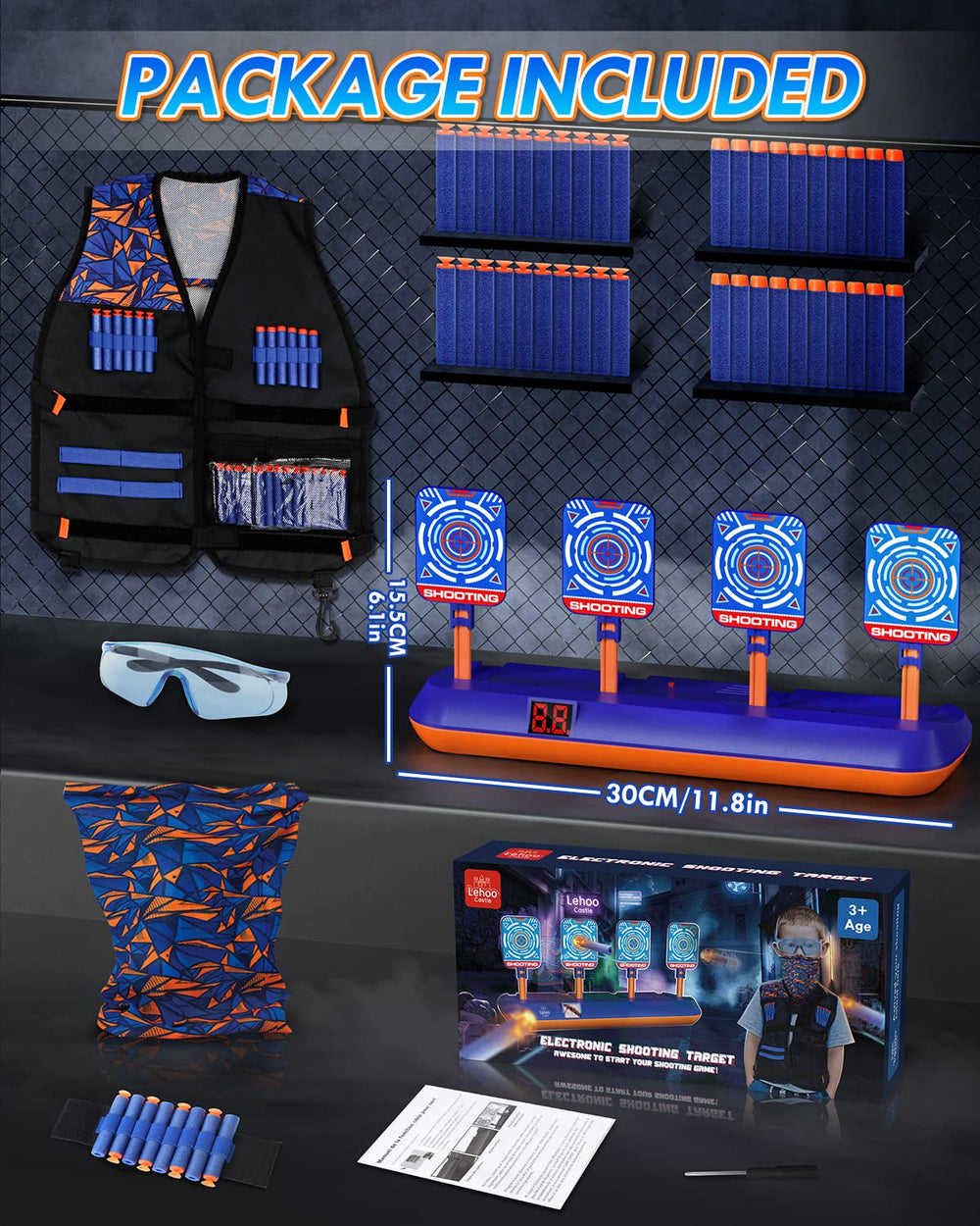 Lehoo Castle instruction manual and wristband for quick setup