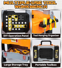 Lehoo Castle low-speed drill with easy-to-press button for young builders.
